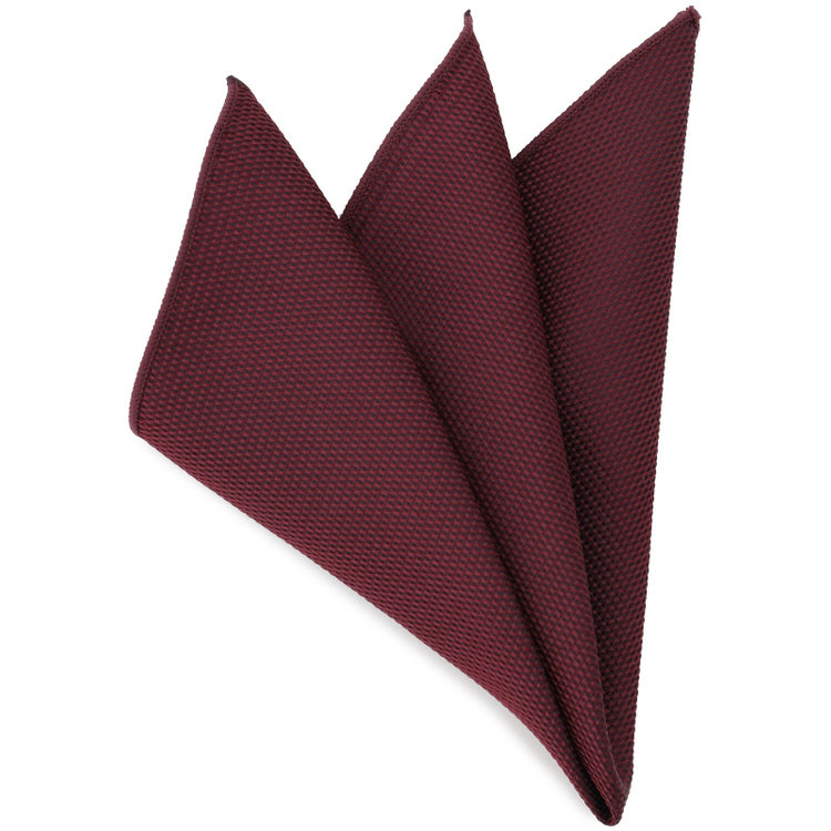 カンサイマンブルー 【イージーパーソナルカラータイ】【KANSAIMAN collection】シルクネクタイ＆ポケットチーフ付き/8.0㎝/秋 ワイン その他