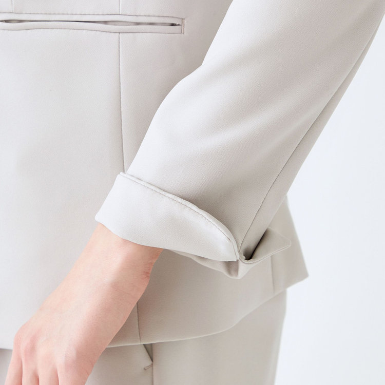 KONAKA　アウトレット 【WEB限定/OUTLET/汚れ・キズ等有】【mirum purple】【年間】キーカラージャケット/グレージュ グレー淡色