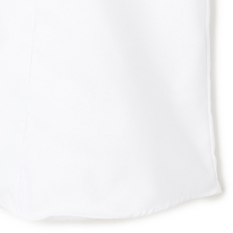 ナチュラル　ビューティー 【NATURAL BEAUTY】リボン取り外しブラウス/ホワイト×ドビー 白