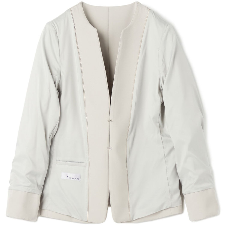 KONAKA　アウトレット 【WEB限定/OUTLET/汚れ・キズ等有】【mirum purple】【年間】キーカラージャケット/グレージュ グレー淡色