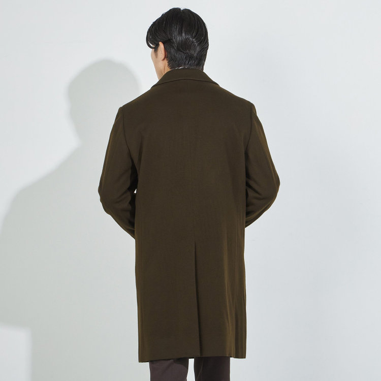 ソノタ（KONAKA用） 【THE 神 COAT】【Donato Vinci Italy UOMO】ウールチェスターコート/ブラウン/NEW ZEALAND LIMITED WOOL 茶中間