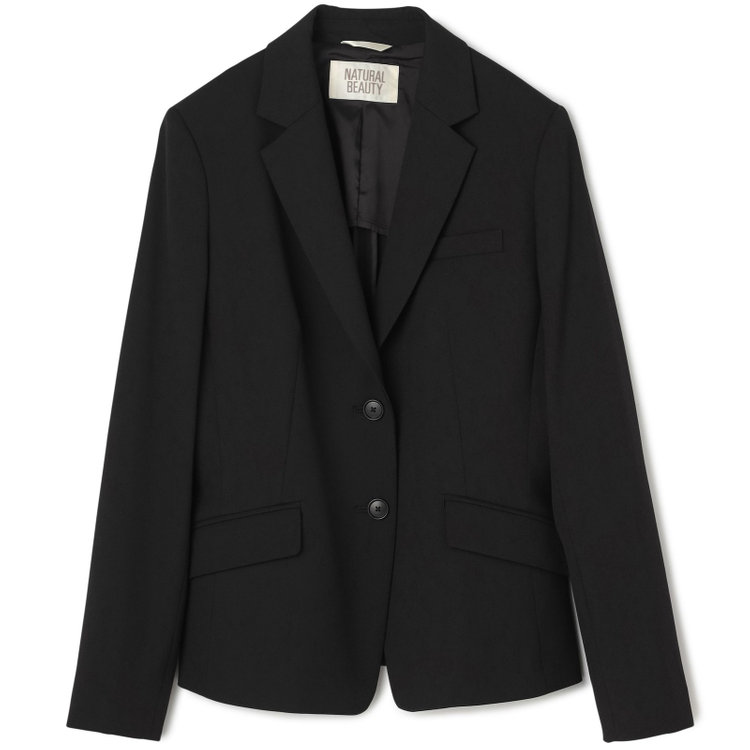 ナチュラル　ビューティー 【NATURAL BEAUTY】【年間】2釦ジャケット/ブラック 黒