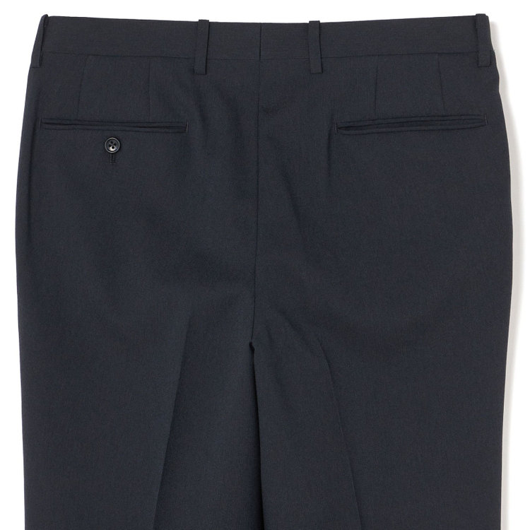 トゥルートップ 【TRUE TOP】【年間】2釦シングルスーツ ワンタックパンツ / ネイビー / パンツウォッシャブル ※裾直し必要 紺濃色