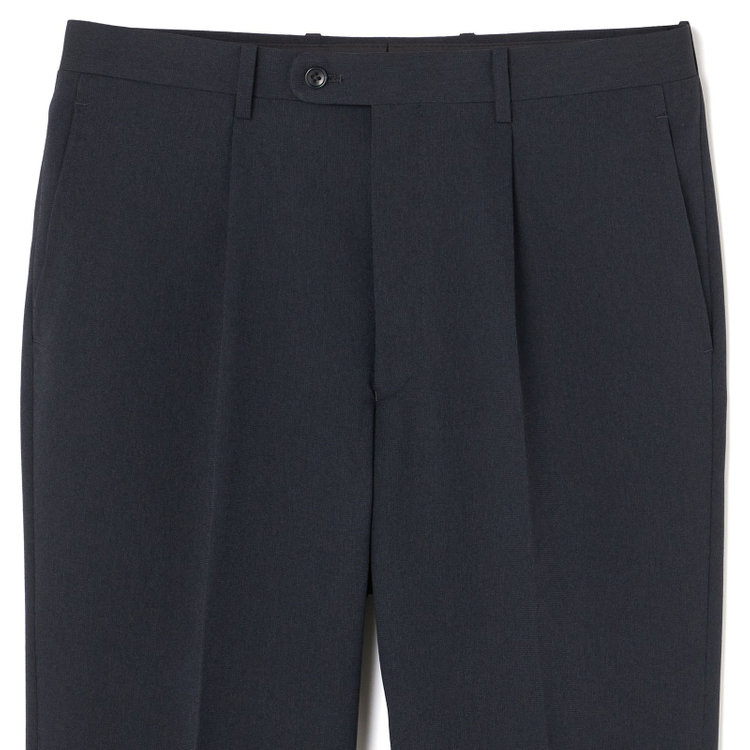 トゥルートップ 【TRUE TOP】【年間】2釦シングルスーツ ワンタックパンツ / ネイビー / パンツウォッシャブル ※裾直し必要 紺濃色