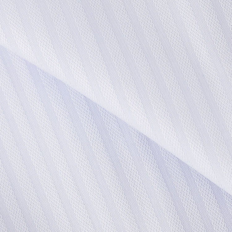 ドナートヴィンチウォモ 【Donato Vinci Italy Uomo】【STYLISH】【形態安定】【綿100％】ワイドカラードレスワイシャツ/グレー×ドビーストライプ/SILK PROTEIN グレー淡色