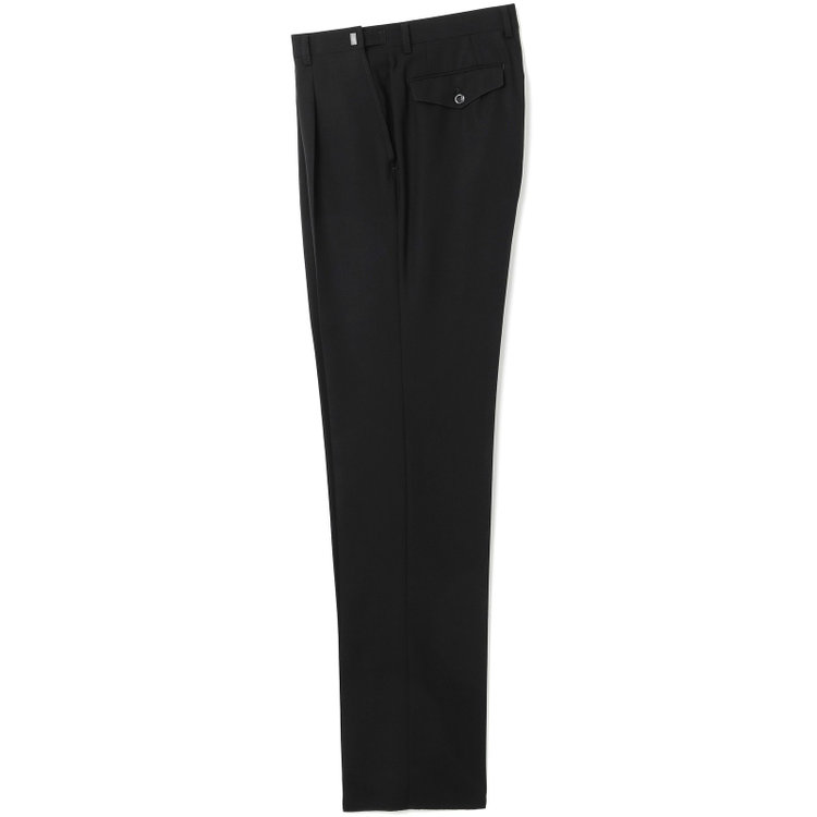 KONAKA　アウトレット 【WEB限定/OUTLET/汚れ・キズ等有】【Donato Vinci Italy】【濃染加工】【春夏】サマーフォーマル 4釦1掛けダブル1タックパンツ/ウエストアジャスター仕様/防虫加工/ナノ撥水加工/※裾上げ必要 黒