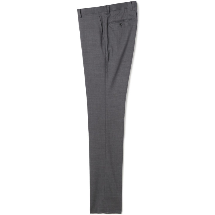 ＪＰセレクトライン 【JOHN PEARSE Black SELECT LINE】【春夏】2釦シングルスーツ/グレー×ストライプ/SHOWER CLEAN グレー中間