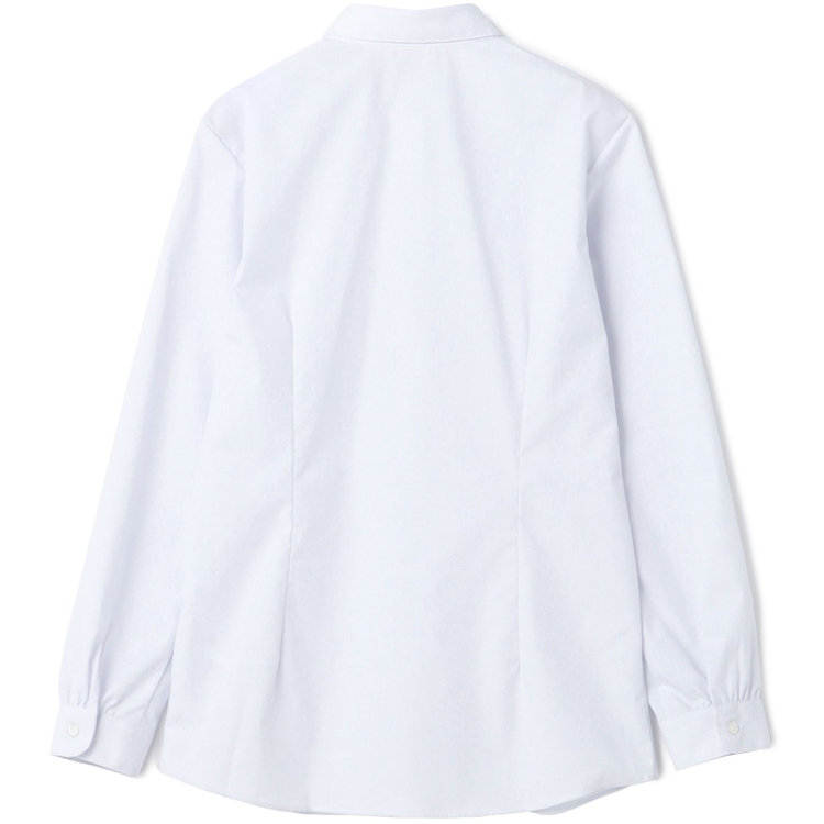 ナチュラル　ビューティー 【NATURAL BEAUTY】リボン取り外しブラウス/グレー×ドビードット グレー淡色