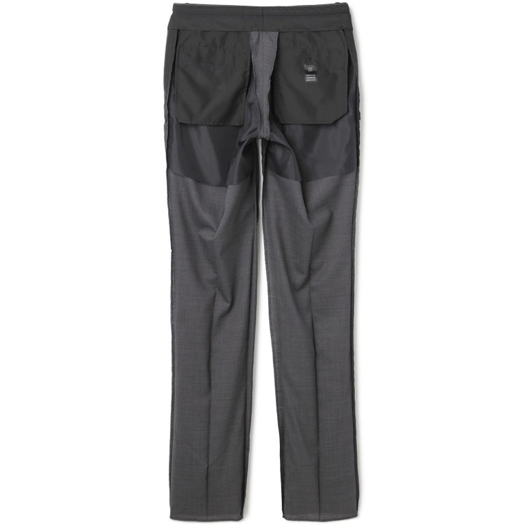 ＪＰセレクトライン 【JOHN PEARSE Black SELECT LINE】【春夏】2釦シングルスーツ/グレー×ストライプ/SHOWER CLEAN グレー中間