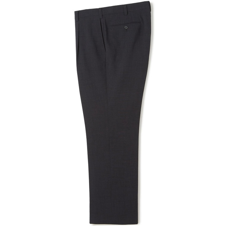 ジョンピアース 【冷感プリント！氷撃】【JOHN PEARSE White】【春夏】1タックパンツ/ネイビー/ULTRA MOVE/ウエストムーブ仕様/※裾上げ必要 紺濃色