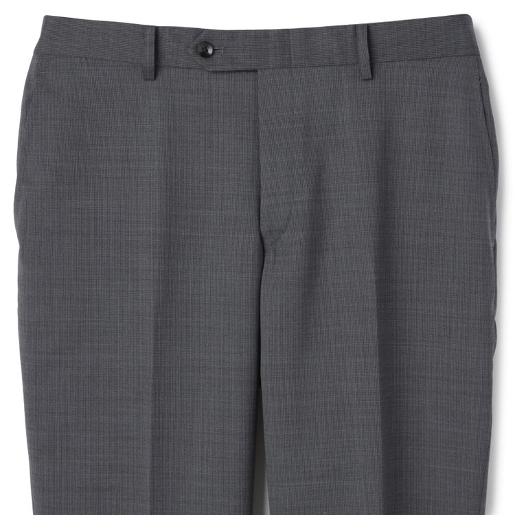 ＪＰセレクトライン 【JOHN PEARSE Black SELECT LINE】【春夏】2釦シングルスーツ/グレー×ストライプ/SHOWER CLEAN グレー中間