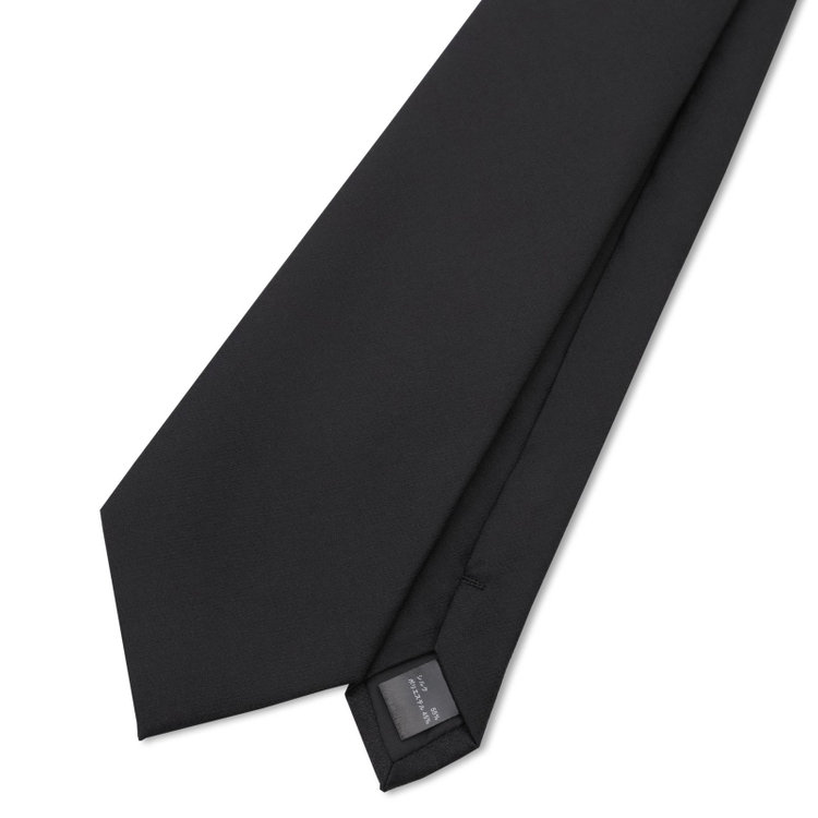 ＵＮＰＲＥＳＳＵＲＥ 【Unpressure】【お葬式】【ロングサイズ】シルクブレンドフォーマルネクタイ 8.0cm幅/ブラック 黒