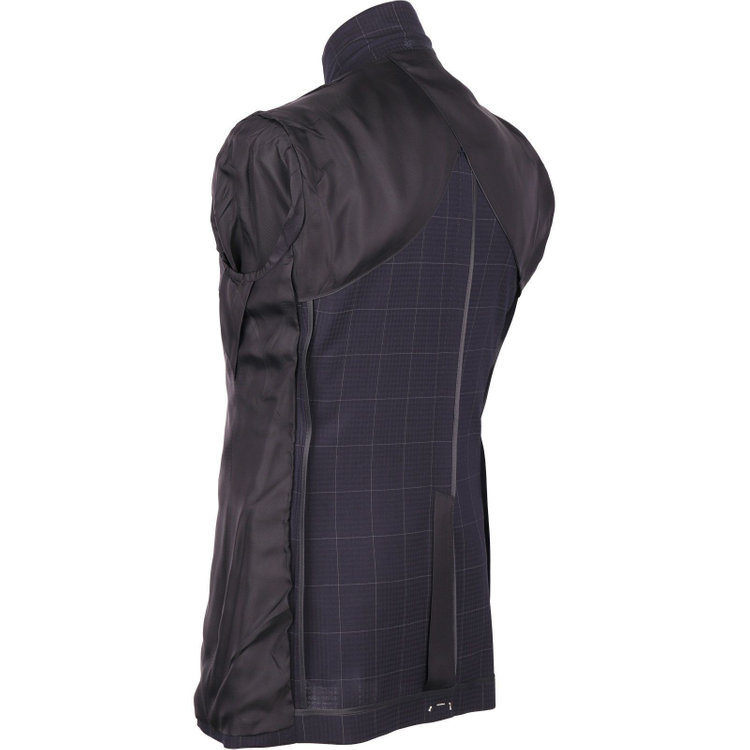 ＪＰセレクトライン 【JOHN PEARSE Black SELECT LINE】【春夏】2釦シングルスーツ 0タック/ネイビー×チェック/NEW ZEALAND LIMITED WOOL/REAL NAVY COLLECTION ネイビー系(紺)