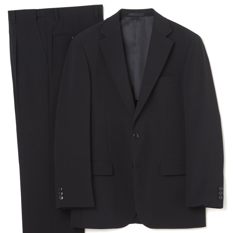 年間】2釦シングルフォーマルスーツ 1タックパンツ/アジャスター付/※裾