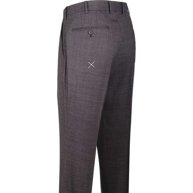 ＪＰ コンフォート 【JOHN PEARSE comfort】【春夏】2釦シングルスーツ ショートタック/グレー×チェック/REAL GRAY COLLECTION/NEW ZEALAND LIMITED WOOL グレー系(灰)