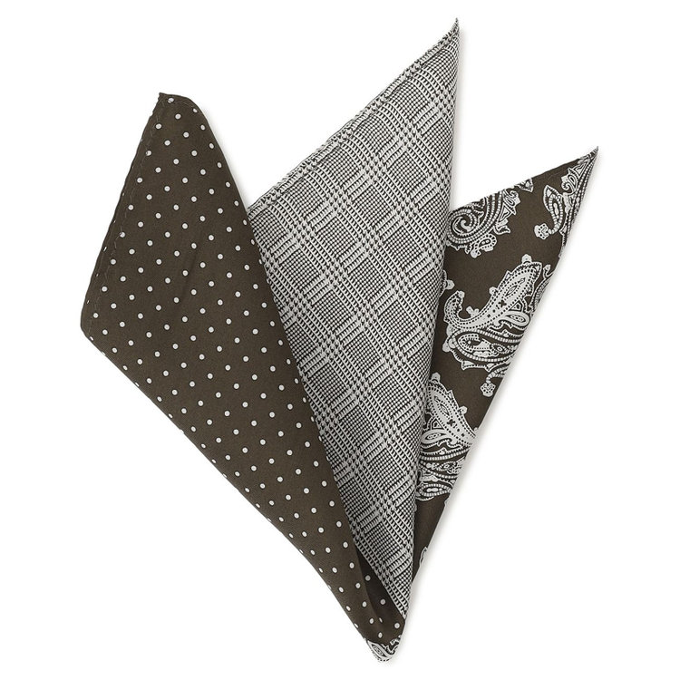 Donato Vinci Italy】ネクタイピン＆カフスセット/シルバー×本