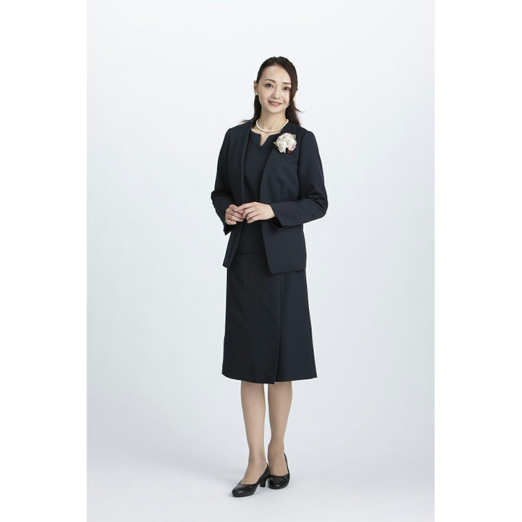 ＭＩＲＵＭ 【mirum purple】【年間】ノーカラージャケット/ネイビー ネイビー系(紺)