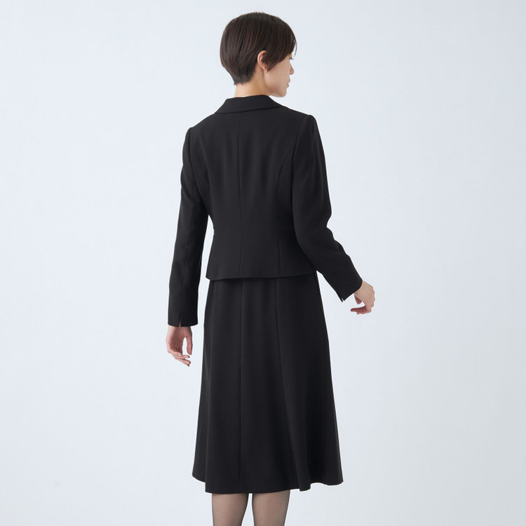カンサイファム 【KANSAI YAMAMOTO FEMME】【年間】テーラード＋ボレロ風ワンピースレディースフォーマル 黒