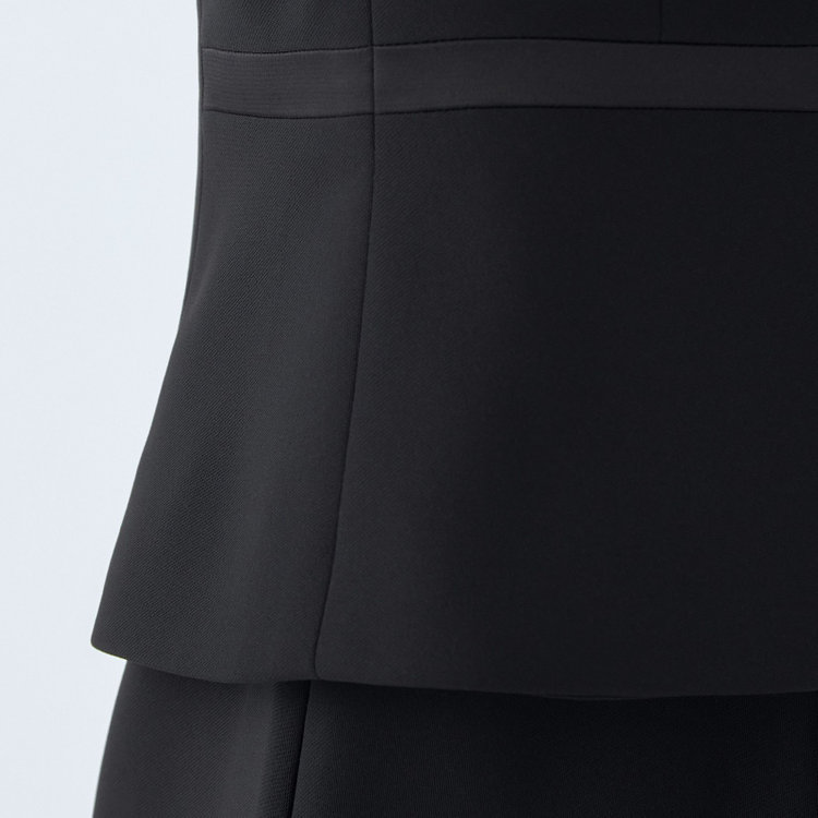 カンサイファム 【KANSAI YAMAMOTO FEMME】【年間】テーラード＋ボレロ風ワンピースレディースフォーマル 黒