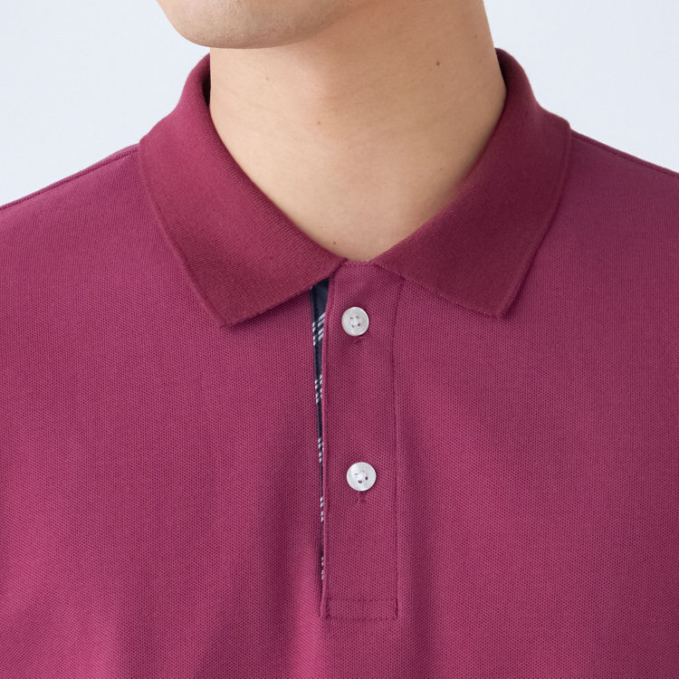 KONAKA　アウトレット 【WEB限定/OUTLET/汚れ・キズ等有】【stanley blacker new york】【半袖】ポロシャツ/ワイン 赤濃色