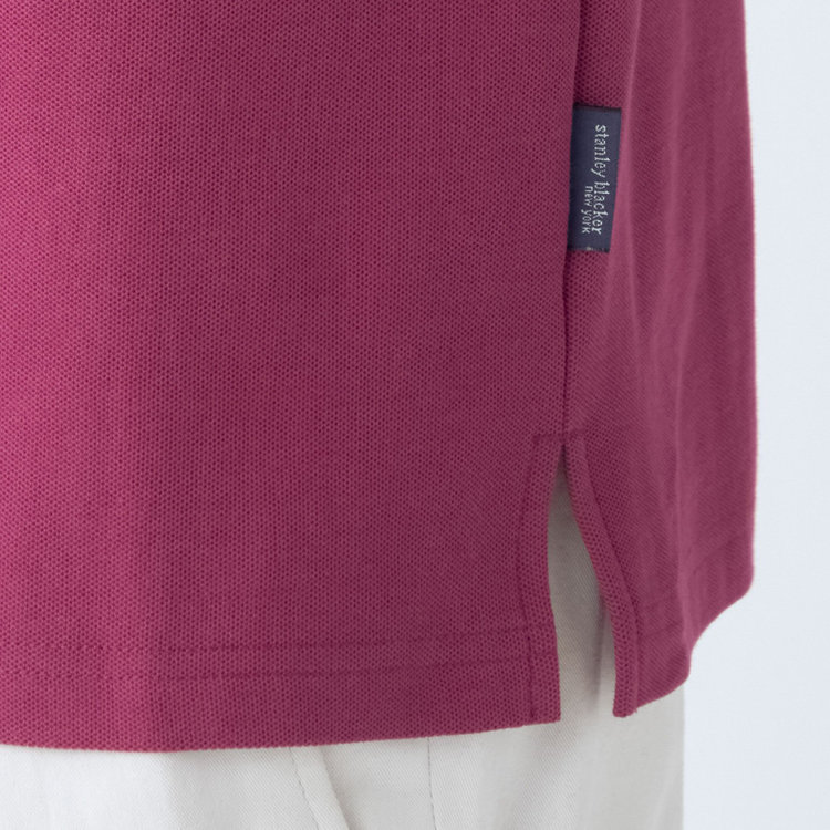 KONAKA　アウトレット 【WEB限定/OUTLET/汚れ・キズ等有】【stanley blacker new york】【半袖】ポロシャツ/ワイン 赤濃色