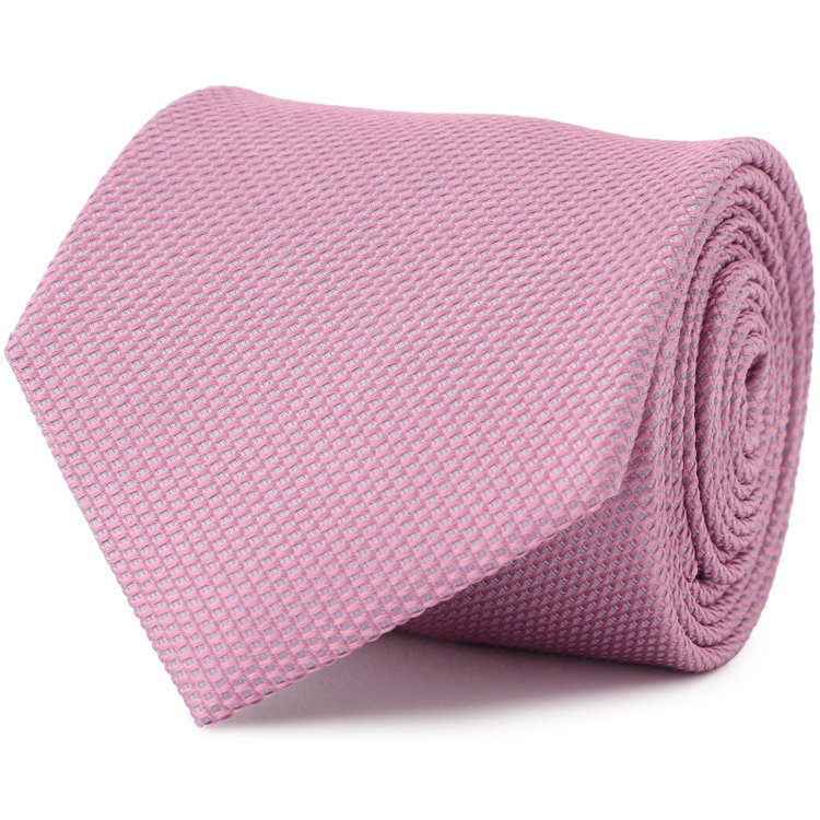 カンサイマンブルー 【イージーパーソナルカラータイ】【KANSAIMAN collection】シルクネクタイ＆ポケットチーフ付き/8.0㎝/春 ピンク その他