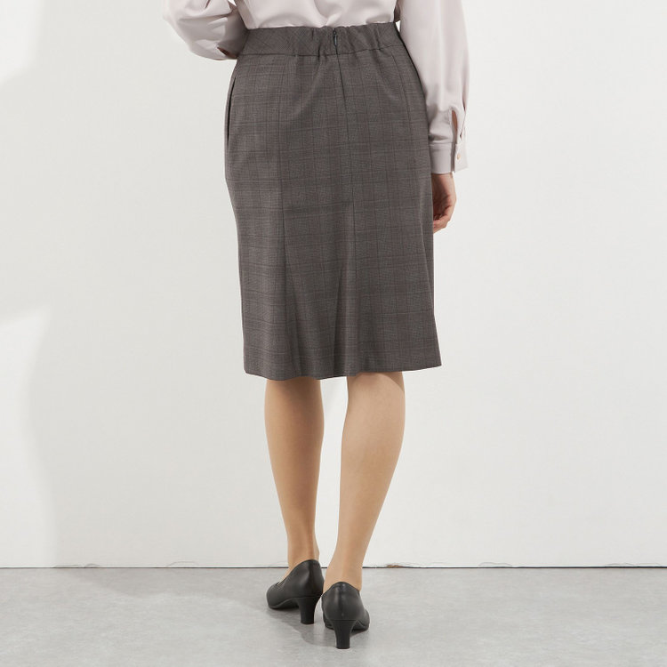 ソノタ（KONAKA用） 【Diana】【秋冬】スカート/グレー×チェック/ウォッシャブル＆ストレッチ グレー中間