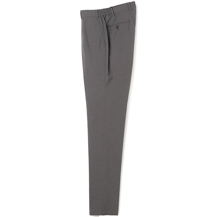 ＪＰ コンフォート 【JOHN PEARSE comfort】【春夏】2釦シングルスーツ ショートタック/グレー×ハウンドトゥース/ULTRA MOVE/TRABEST/ウエストシャーリング仕様/ウォッシャブル/ストレッチ/※裾上げ必要 グレー濃色