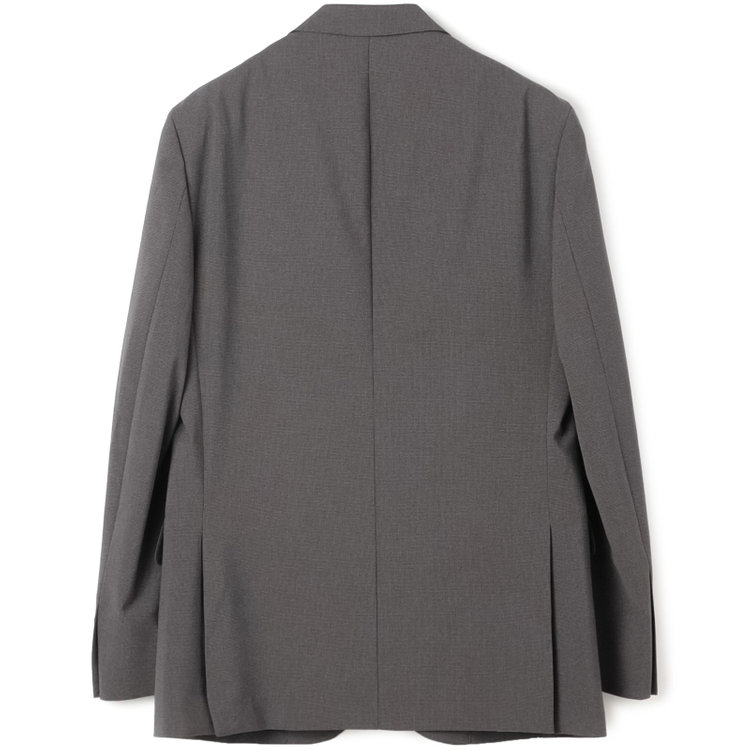 ＪＰ コンフォート 【JOHN PEARSE comfort】【春夏】2釦シングルスーツ ショートタック/グレー×ハウンドトゥース/ULTRA MOVE/TRABEST/ウエストシャーリング仕様/ウォッシャブル/ストレッチ/※裾上げ必要 グレー濃色