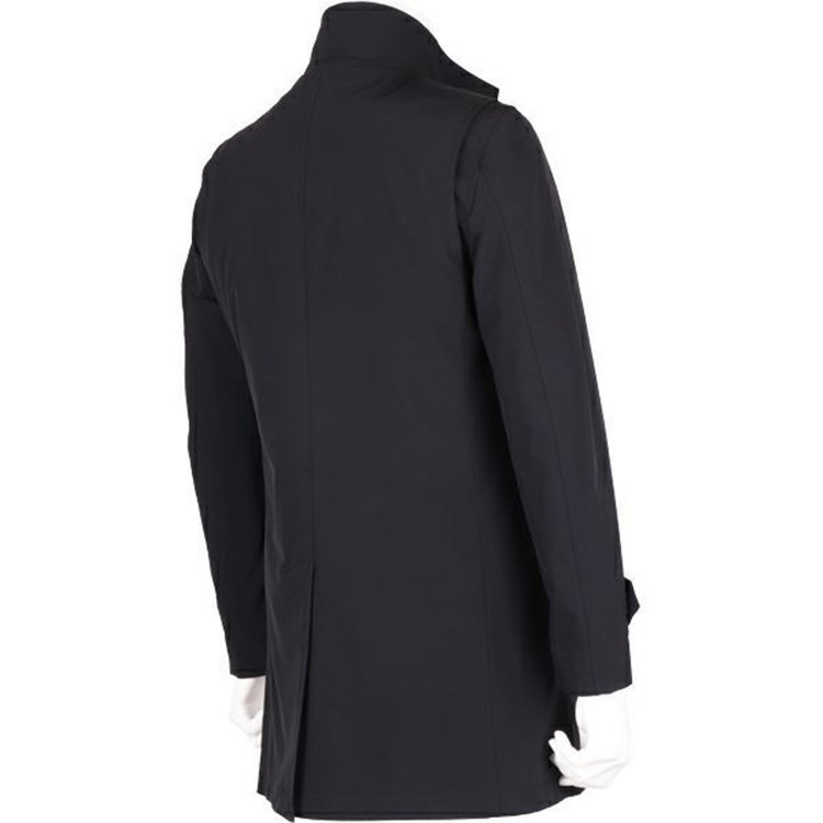 ＪＰ コンフォート 【JOHN PEARSE comfort】スタンドカラーコート/ブラック×ソリッド/ULTRA MOVE/NANO-HEAT YOKOHAMA ブラック系(黒)