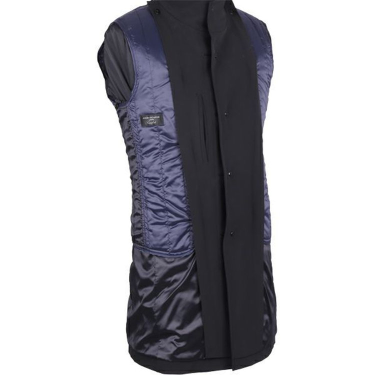 ＪＰ コンフォート 【JOHN PEARSE comfort】スタンドカラーコート/ブラック×ソリッド/ULTRA MOVE/NANO-HEAT YOKOHAMA ブラック系(黒)