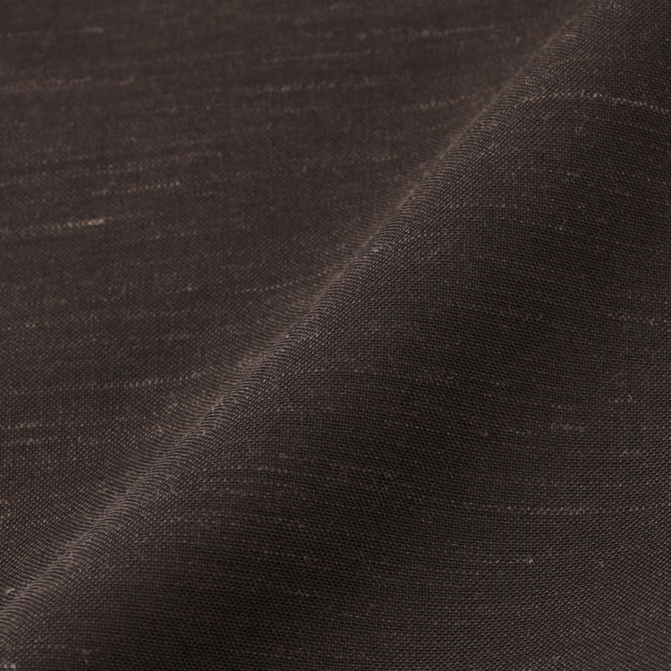 ドナートヴィンチ 【Donato Vinci Italy】【春夏】ウールリネンブレンド1タックパンツ/ブラウン/アジャスター仕様/※裾上げ必要 茶中間