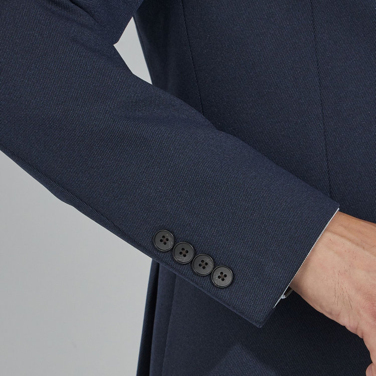 ハイスペックモーション 【HIGH SPEC MOTION】【秋冬】2釦シングルジャケット/ネイビー/パッチポケット 紺濃色