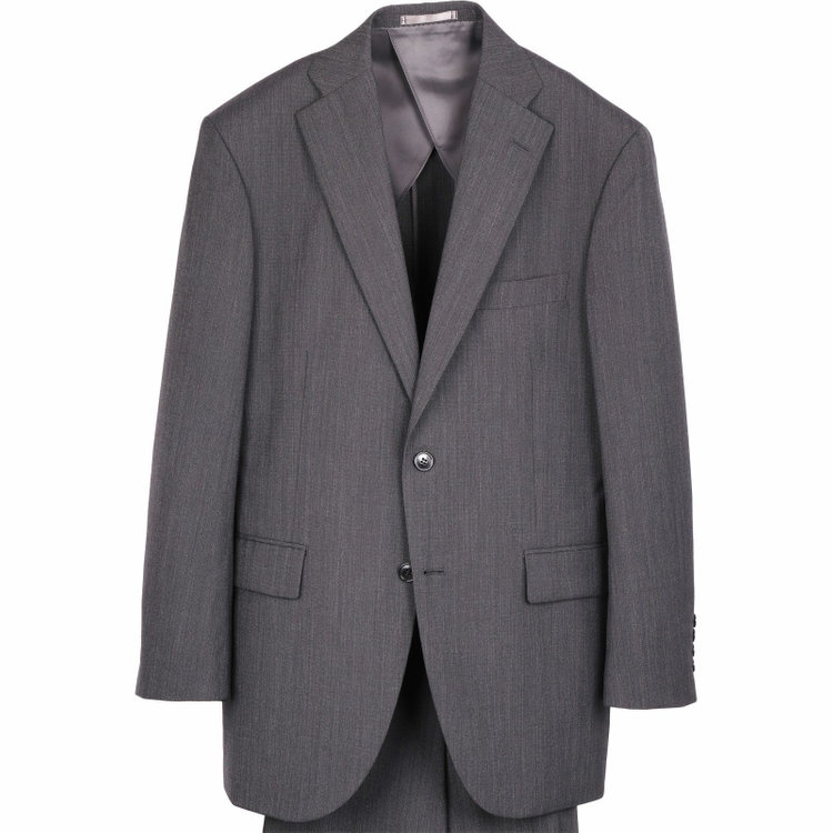 トゥルートップ 【TRUE TOP】【春夏】スペアパンツ付き/2釦シングルスーツ 1タック/グレー グレー系(灰)