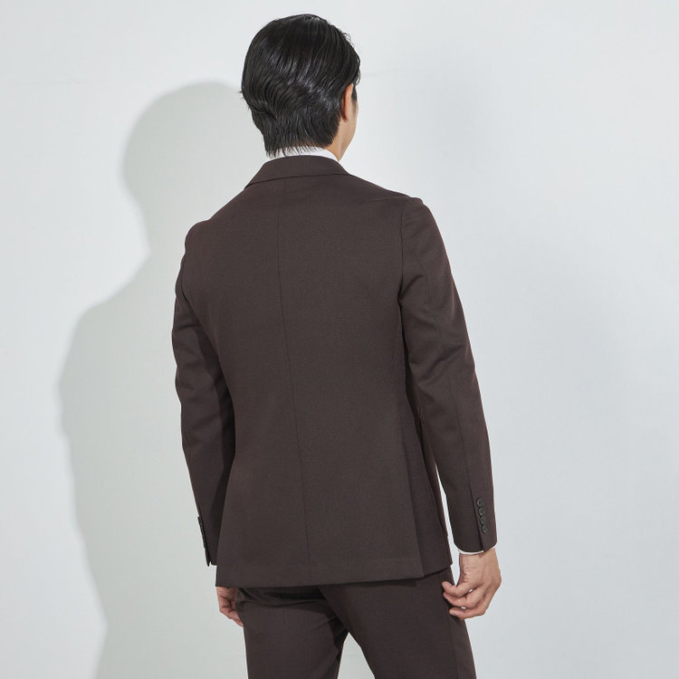 ハイスペックモーション 【HIGH SPEC MOTION】【秋冬】2釦シングルジャケット/ブラウン/パッチポケット 茶中間