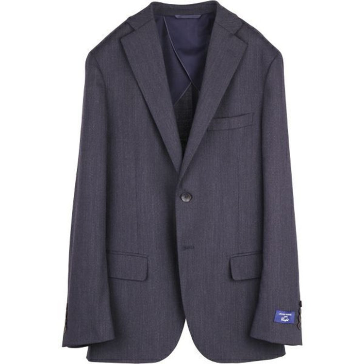 ＪＰコンフォート ネイビー 【JOHN PEARSE comfort navy】【春夏】ウールブレンド 2釦シングルジャケット/ネイビー/SHOWER CLEAN ネイビー系(紺)