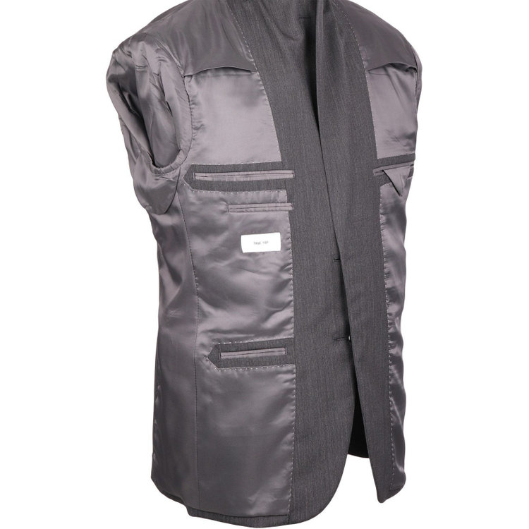 トゥルートップ 【TRUE TOP】【春夏】スペアパンツ付き/2釦シングルスーツ 1タック/グレー グレー系(灰)