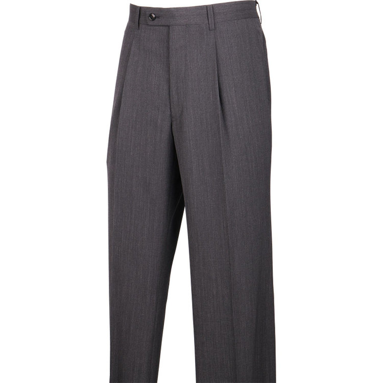 トゥルートップ 【TRUE TOP】【春夏】スペアパンツ付き/2釦シングルスーツ 1タック/グレー グレー系(灰)