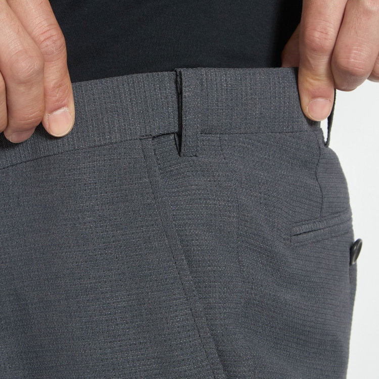 ＪＰコンフォート ネイビー 【JOHN PEARSE comfort navy】【春夏】1タックパンツ/グレー×ドットエアー＆カラミ織り/ウエストムーブ仕様/※裾上げ必要 グレー中間