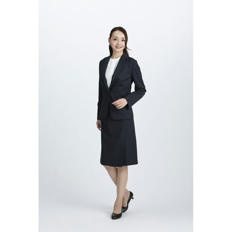 ＭＩＲＵＭ 【mirum purple】【年間】ラップ風フレアスカート/ネイビー ネイビー系(紺)