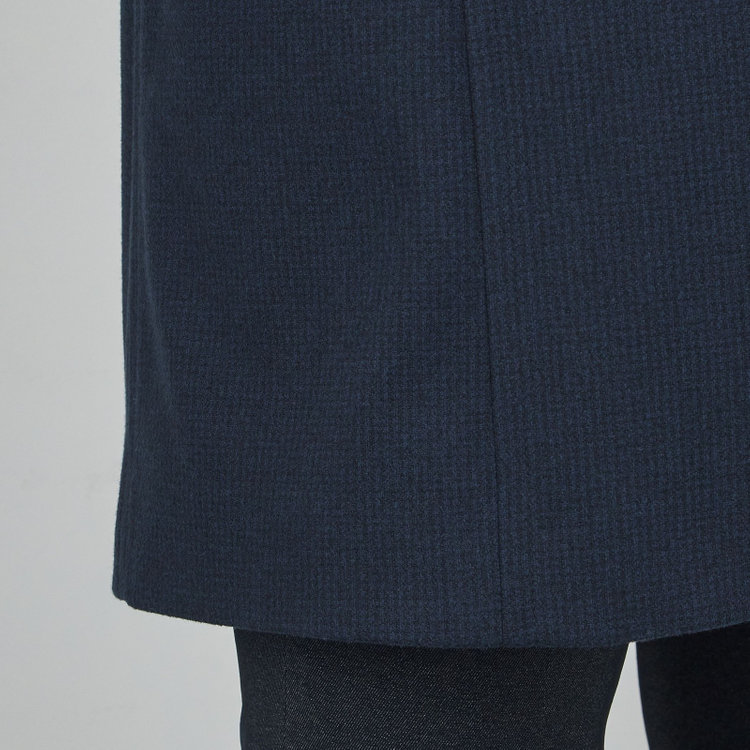 ソノタ（KONAKA用） 【レギュラーフィット】【秋冬】ショートスタンドカラーコート/ネイビー 紺中間