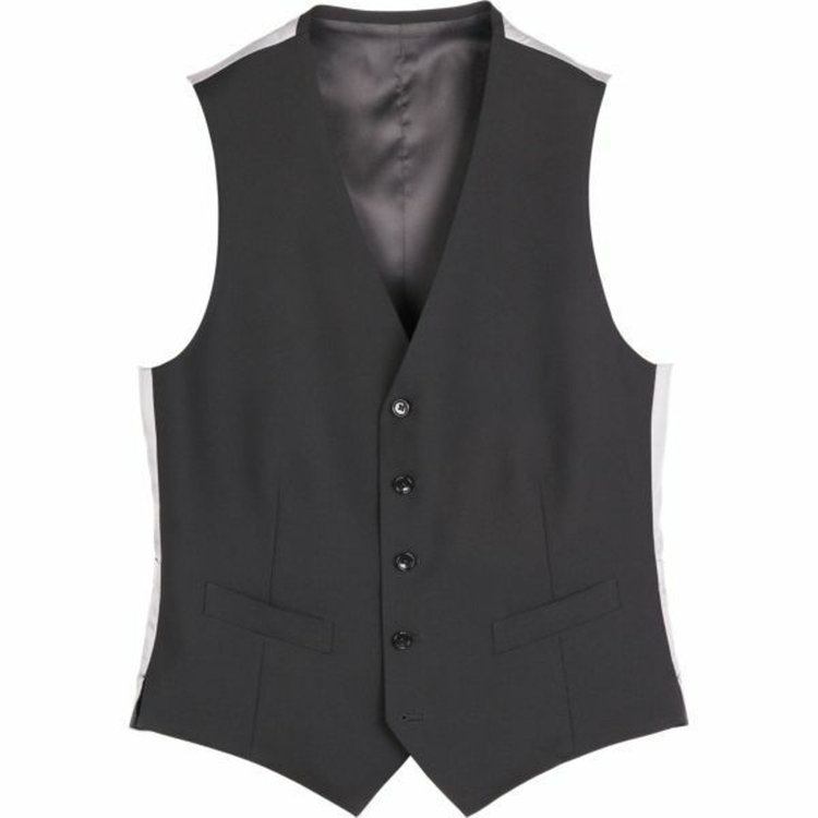 ＪＰ コンフォート 【JOHN PEARSE comfort】【秋冬】2釦シングルスリーピースフォーマルスーツ 1タック/ブラック/ウエストシャーリング ブラック系(黒)