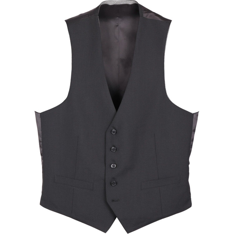 ソノタ（KONAKA用） リバーシブルジレ(ベスト)/グレー×バーズアイ＆ブラック グレー系(灰)