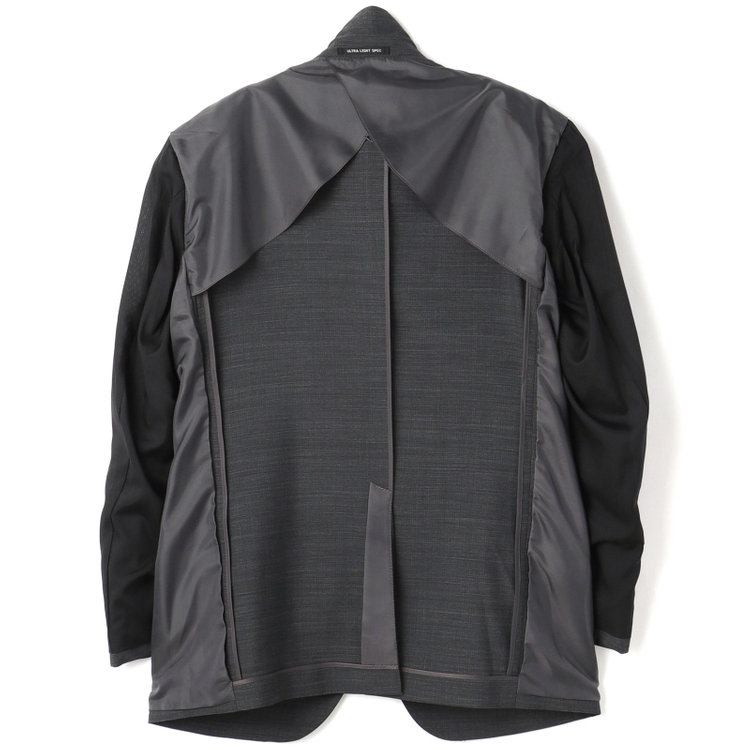 ＪＰセレクトライン 【JOHN PEARSE BLACK】【春夏】2釦シングルスーツ 0タック グレー/ULTRA LIGHT SPEC・シャワークリーン※裾直し必要 グレー濃色