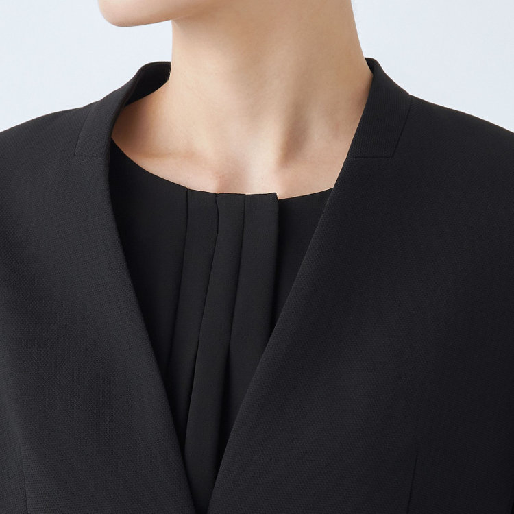 カンサイファム 【KANSAI YAMAMOTO FEMME】【年間】ノーカラー＋ワンピーススカートレディースフォーマル 黒