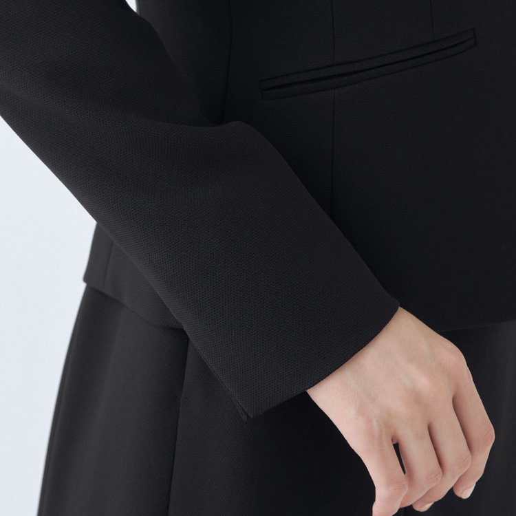 カンサイファム 【KANSAI YAMAMOTO FEMME】【年間】ノーカラー＋ワンピーススカートレディースフォーマル 黒