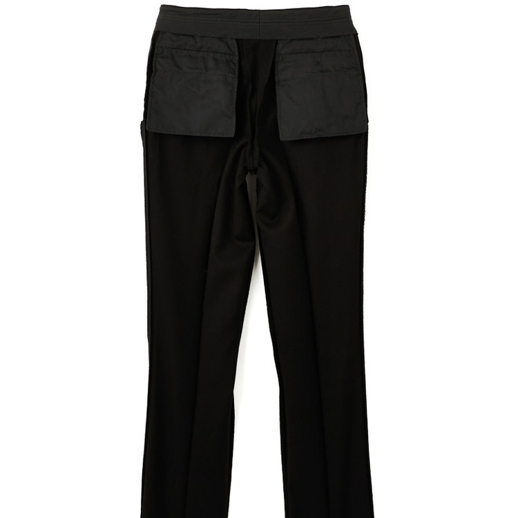 ジョンピアース 【JOHN PEARSE】【スリムシルエット】濃染加工/2釦シングルフォーマルスーツ 0タックパンツ/アジャスター付き/※裾上げ必要 黒