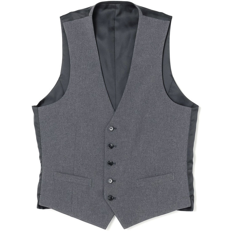 ソノタ（KONAKA用）  【HIGH SPEC MOTION】【年間】リバーシブルジレ/ブラック＆グレー 黒