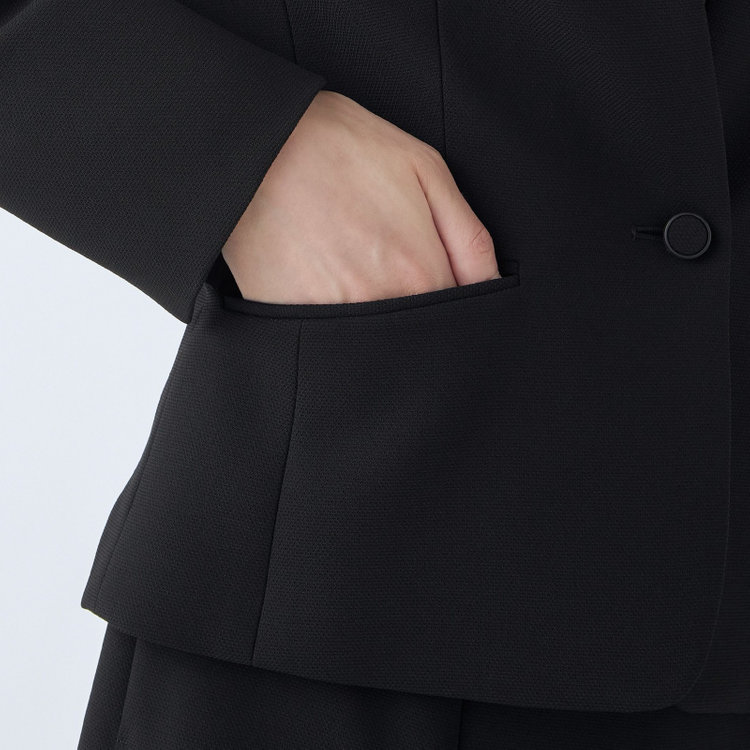 カンサイファム 【KANSAI YAMAMOTO FEMME】【年間】ノーカラー＋ワンピーススカートレディースフォーマル 黒