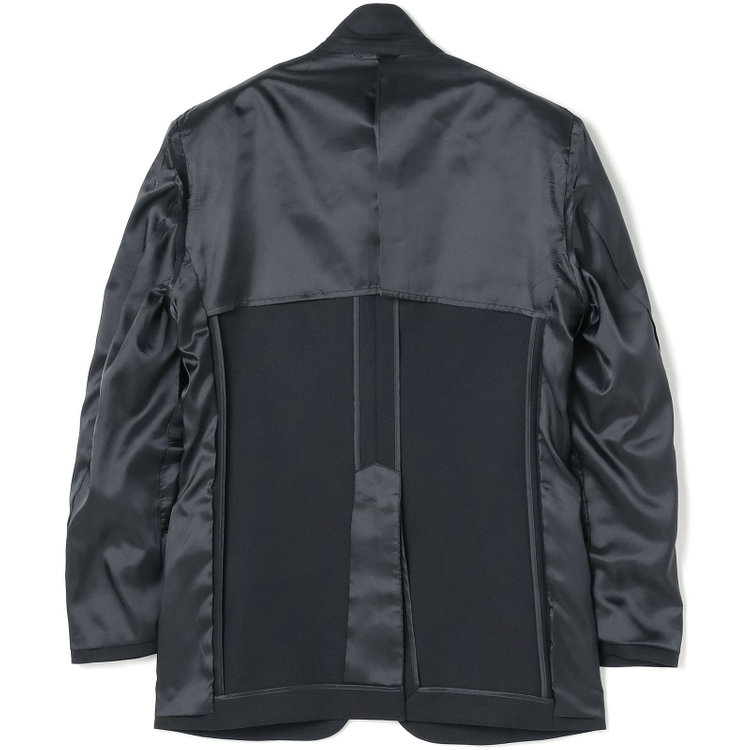 ＵＮＰＲＥＳＳＵＲＥ 【Unpressure】【年間】スリーピース2釦シングルスーツ 0タック/ブラック×シャドーツイル/ウォッシャブルパンツ 黒